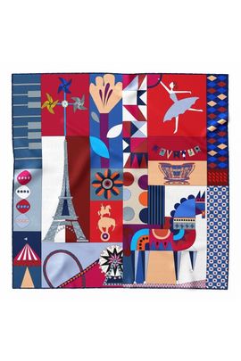 Elizabetta Elizabetta Parisian Carnival - Silk Foulard