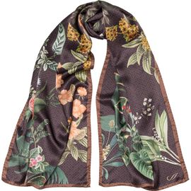 Elizabetta Elizabetta Sara - Long Satin Silk Scarf for Women