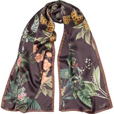 Elizabetta Elizabetta Sara - Long Satin Silk Scarf for Women