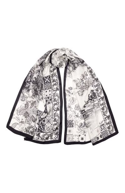 Elizabetta Elizabetta Toile - Long Silk Scarf for Women