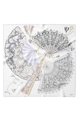 Elizabetta Elizabetta Venetian Fan - Silk Bandana