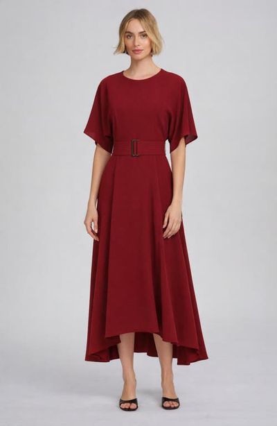 ELLE Collection ELLE Collection Belted Midi Dress