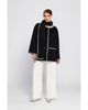 Elle Collection Elle Collection Detachable Scarf Coat - 2