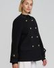 ELLE Collection ELLE Collection Double Breasted Melton Coat - 2