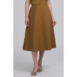 ELLE Collection ELLE Collection Elegant High-Waist Midi Skirt