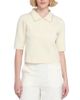 Elle Collection Elle Collection Embellished Collar Knit Top - 1