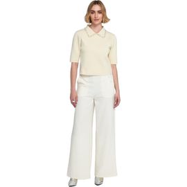 ELLE Collection ELLE Collection Embellished Collar Knit Top Shawl Sweater