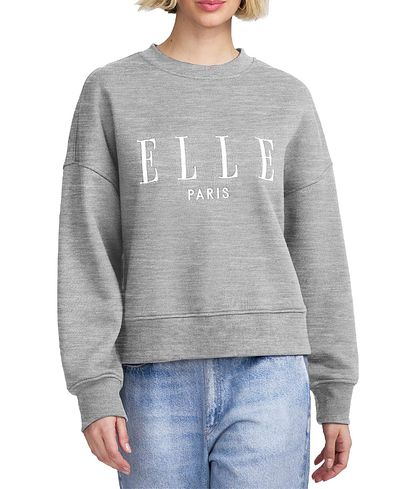 Elle Collection Elle Collection Embroidered Elle Sweatshirt
