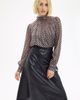 ELLE Collection ELLE Collection Faux Leather Skirt - 1
