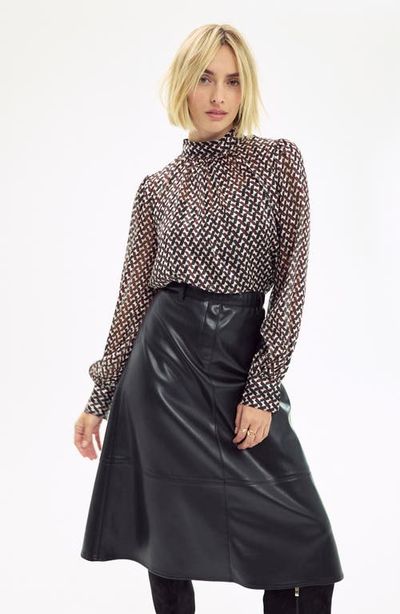 ELLE Collection ELLE Collection Faux Leather Skirt