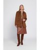 Elle Collection Elle Collection Faux Suede Car Coat - 2