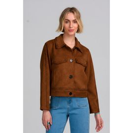 ELLE Collection ELLE Collection Faux Suede Jacket