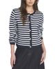 Elle Collection Elle Collection Fuzzy Striped Cardigan - 1