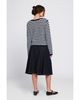 Elle Collection Elle Collection Fuzzy Striped Cardigan - 3