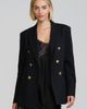 ELLE Collection ELLE Collection Gold-Button Double-Breasted Blazer - 1