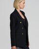 ELLE Collection ELLE Collection Gold-Button Double-Breasted Blazer - 2
