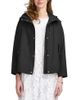 Elle Collection Elle Collection Hooded Cropped Parka Jacket - 1