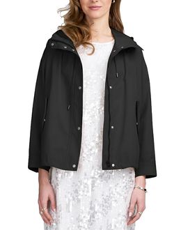 Elle Collection Elle Collection Hooded Cropped Parka Jacket