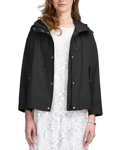 Elle Collection Elle Collection Hooded Cropped Parka Jacket