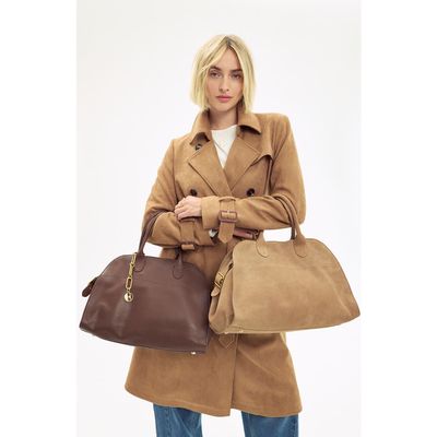 ELLE Collection ELLE Collection Leather Bowler Bag