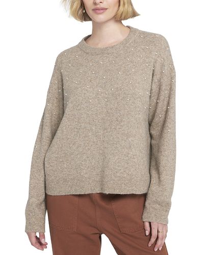 Elle Collection Elle Collection Pearl Trimmed Sweater