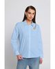Elle Collection Elle Collection Rhinestone Trim Cutout Shirt - 2