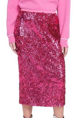 ELLE Collection ELLE Collection Sequin Midi Skirt Pencil