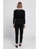 Elle Collection Elle Collection Sequin Tie Front Cardigan - 3