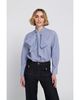 Elle Collection Elle Collection Striped Bow Shirt - 2
