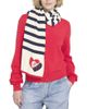 Elle Collection Elle Collection Striped Scarf with Heart - 1
