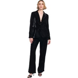 ELLE Collection ELLE Collection Velvet Suit Trousers Wide-Leg Pants