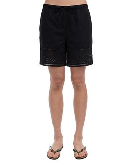 Elle Collection Elle Collection Women's Lace Inset Short