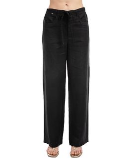 Elle Collection Elle Collection Women's Linen Drawcord Pant