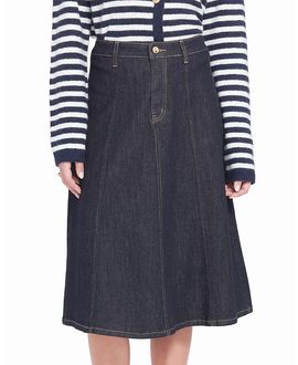 Elle Collection Elle Denim Midi Skirt