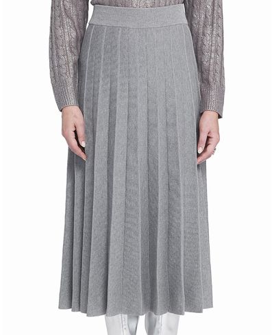 Elle Collection Elle Pleated Sweater Skirt