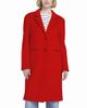 Elle Collection Elle Printed Lining Melton Coat - 1