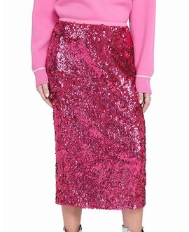 Elle Collection Elle Sequin Midi Skirt