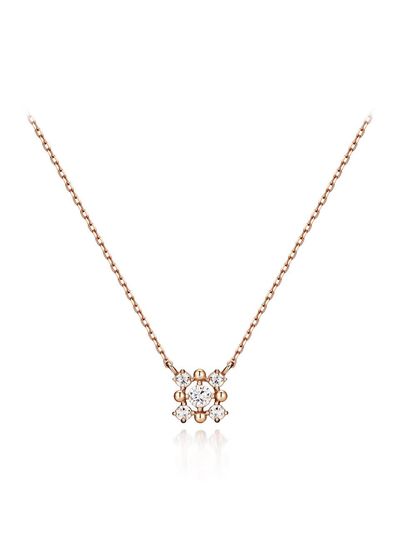 ELLE Jewelry Dainty Gold Plated Brass Necklace (ELBRNN038)