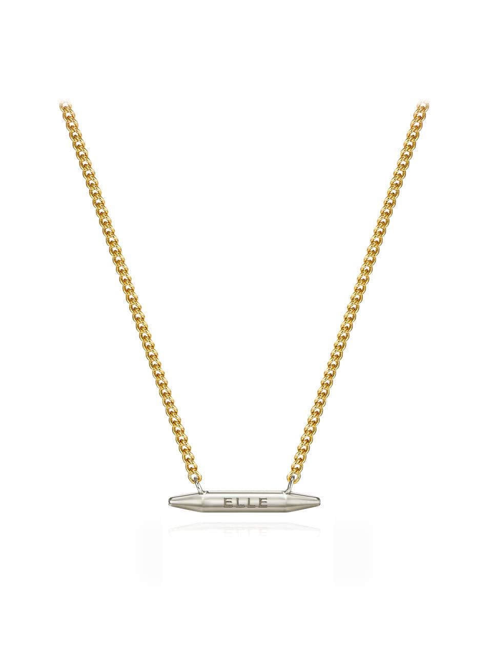 ELLE Jewelry Gold-plated Minimalist Stick Necklace (ELBRNN169)