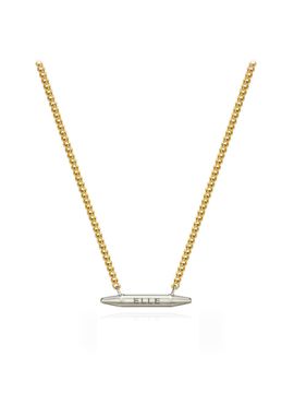ELLE Jewelry Gold-plated Minimalist Stick Necklace (ELBRNN169)