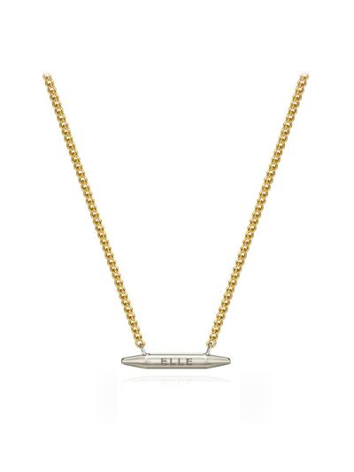 ELLE Jewelry Gold-plated Minimalist Stick Necklace (ELBRNN169)