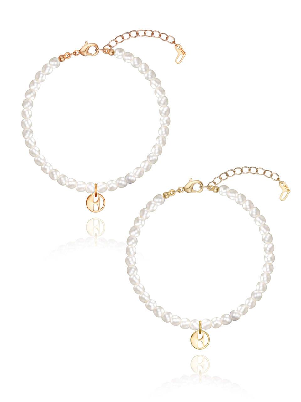 ELLE Jewelry Simple Signature Pearl Bracelet