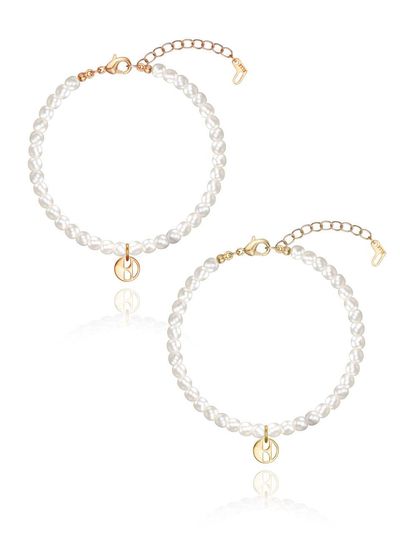 ELLE Jewelry Simple Signature Pearl Bracelet