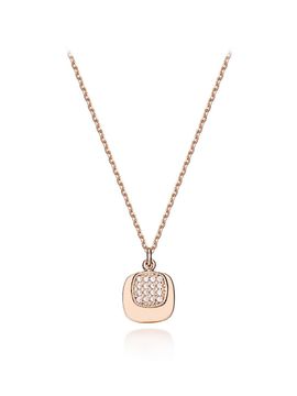 ELLE Jewelry Simple Square Necklace (ELBRNN097)