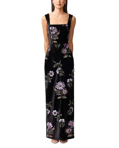 Elliatt Elliatt Clio Sequined Velvet Gown