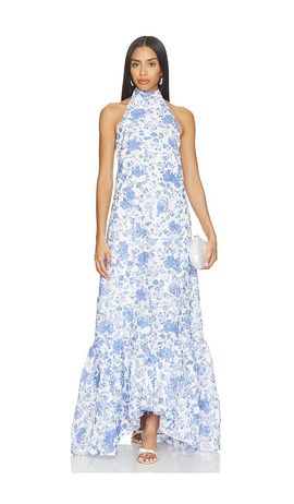 chinese dress ladies Elliatt Connection Maxi Gown in Multi – TrenLend main image 1