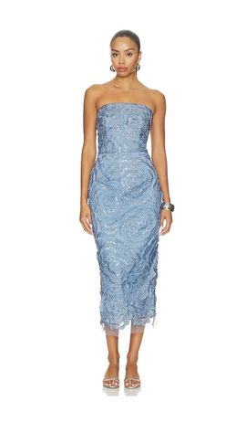 ELLIATT ELLIATT Elisa Strapless Midi Dress
