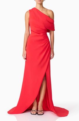 Elliatt Elliatt Isadora One Shoulder Crepe Gown