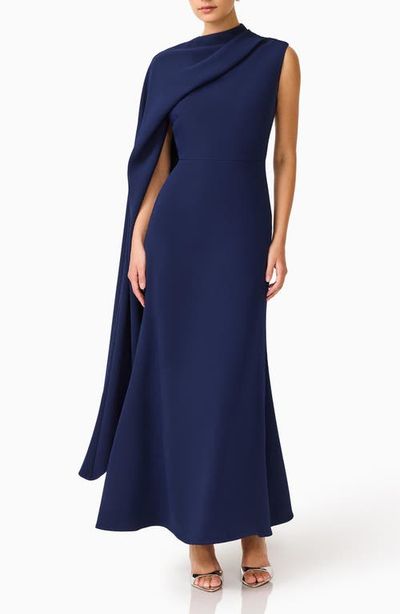 Elliatt Elliatt Leonara Asymmetric Cape Dress