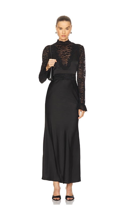 chinese dress ladies Tilly Tiered Maxi Dress in Black – Elliatt main image 1